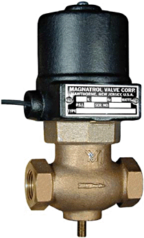 Gritty Coolant Full Port Bronze Normally Closed Solenoid Valve