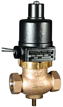Gritty Coolant Bronze Solenoid Full Port Normallly Open Valve